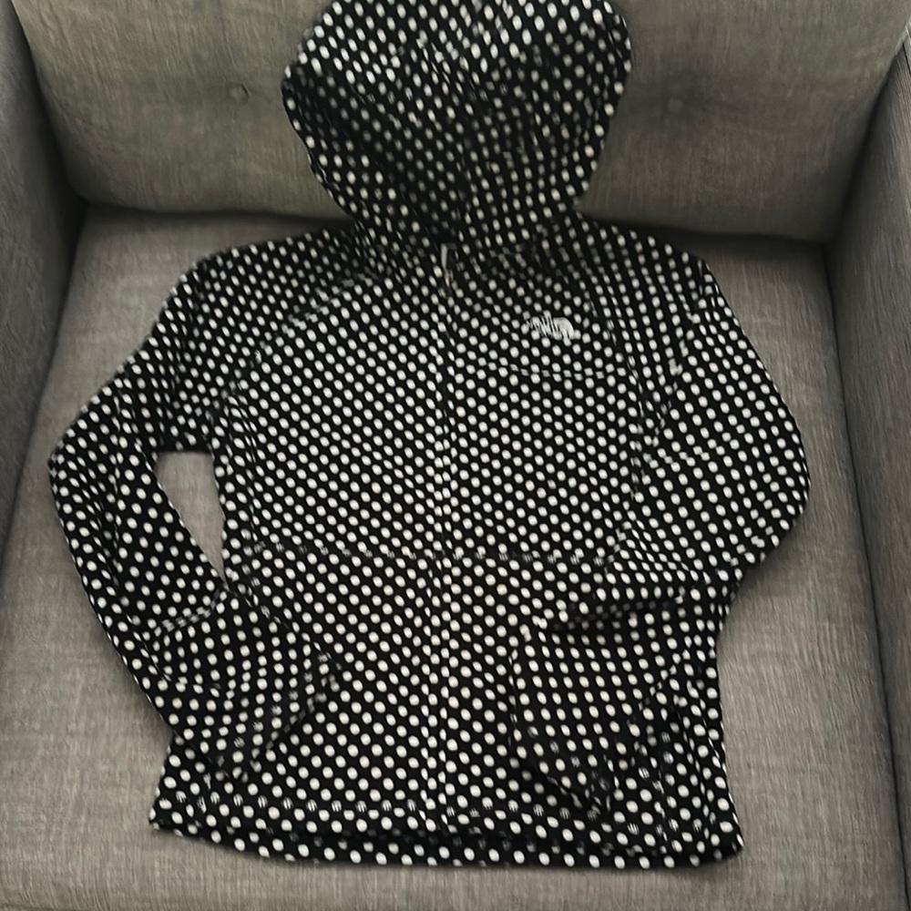 The North Face Polka Dot Kids Jacket girls size large 14/16
